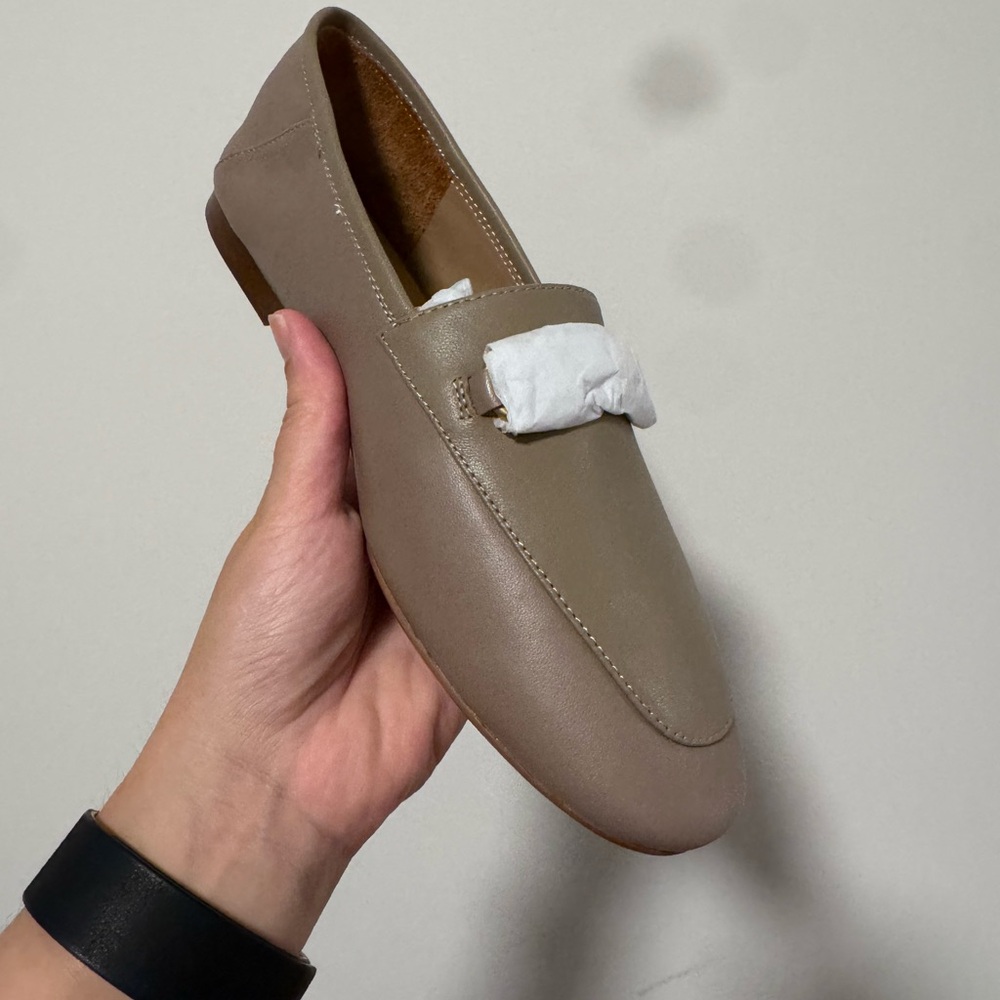 Quince Taupe Slip-On Loafer